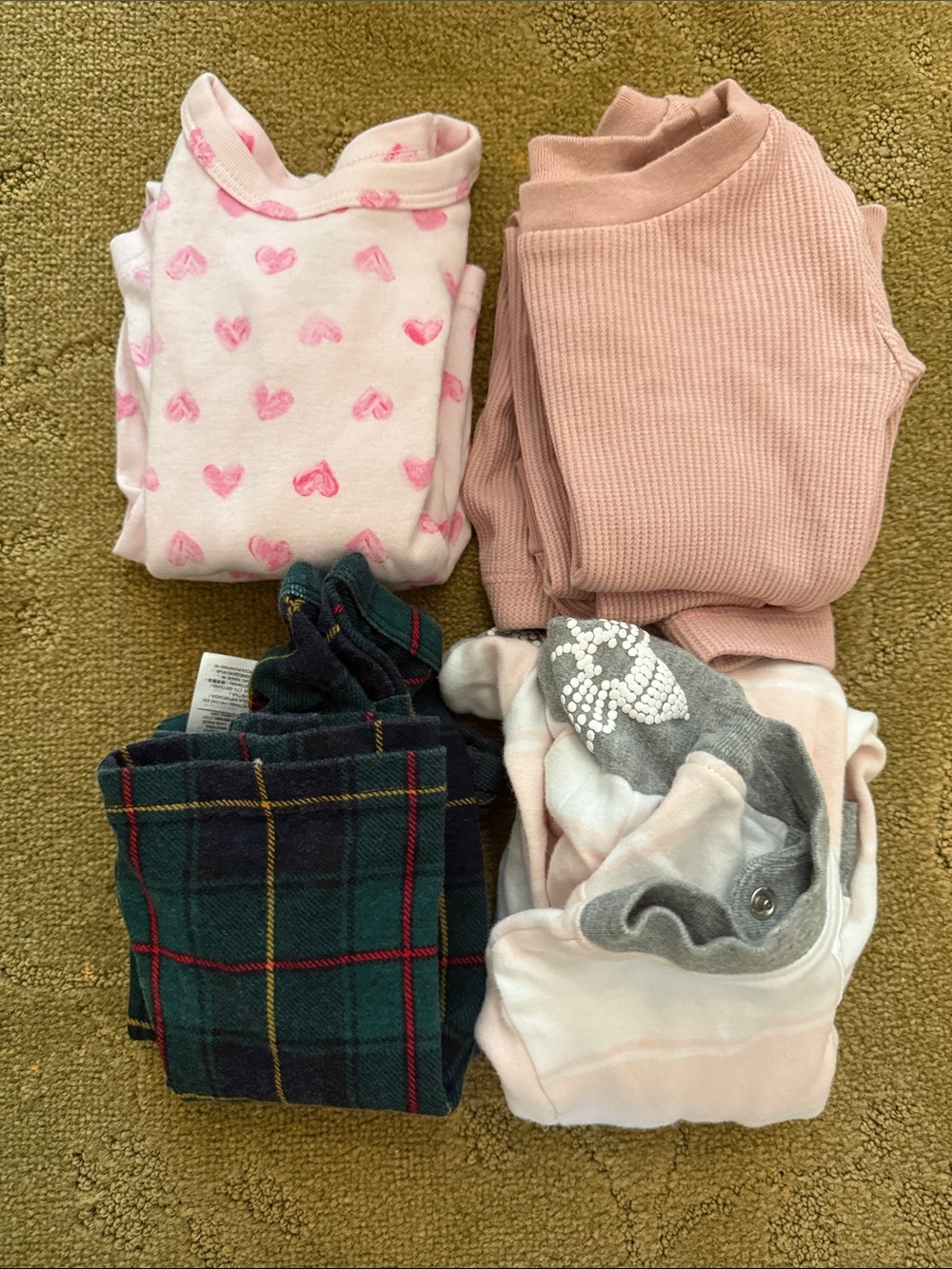 Baby GAP and Burt’s Bees Cotton Pajamas